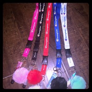Champions lipgloss landyards